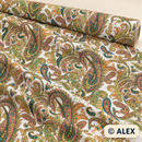 Multicolour Paisley Cotton Fabric — fabric detail