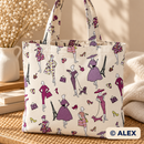 Purple Paris Fashion Cotton Fabric — sewing inspiration