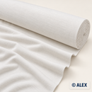 Ivory plain cotton jersey fabric