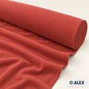 Rust plain cotton jersey fabric