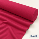 Crimson plain cotton jersey fabric