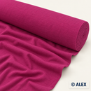 Raspberry plain cotton jersey fabric