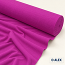 Magenta plain cotton jersey fabric