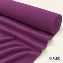 Plum plain cotton jersey fabric