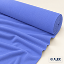 Periwinkle plain cotton jersey fabric