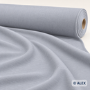 Grey plain polyester jersey fabric