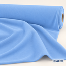 Light blue plain polyester jersey fabric