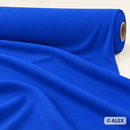 Royal blue plain polyester jersey fabric