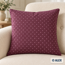 Plum Corduroy Fabric with Polka Dots — sewing project inspiration
