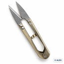 Polished metal thread snips