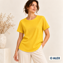 Yellow Textured Polyester Fabric clothing example