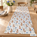 Rabbits and Wildflowers Cotton Fabric — sewing project inspiration