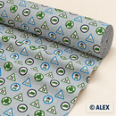 Road Signs Cotton Fabric — fabric roll