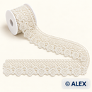 Ivory Roses Brussels Lace – 6.5 cm
