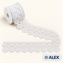 White Roses Brussels Lace – 6.5 cm