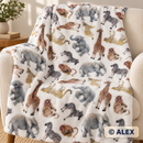 Safari Animals Fleece Fabric illustrative use-case