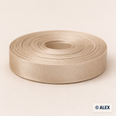 Beige satin bias binding, 2 cm