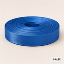 Blue satin bias binding, 2 cm