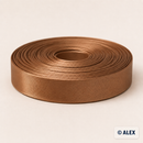 Bronze satin bias binding, 2 cm