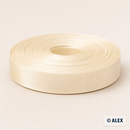Cream satin bias binding, 2 cm