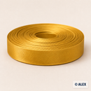 Gold satin bias binding, 2 cm