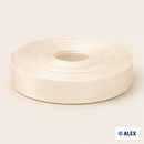 Ivory satin bias binding, 2 cm