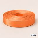 Orange satin bias binding, 2 cm