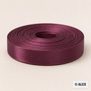 Plum satin bias binding, 2 cm