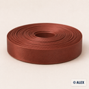 Rust satin bias binding, 2 cm