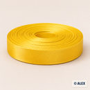 Yellow satin bias binding, 2 cm