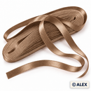 1cm Satin Ribbon - Beige-Brown