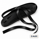 1cm Satin Ribbon - Black