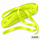 1cm Satin Ribbon - Neon Yellow