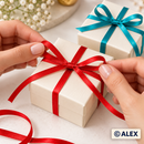 5mm satin ribbon used to tie gift bows