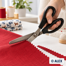 Zig-Zag Pinking Shears in use