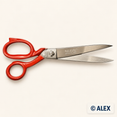 Merze Nickel-Plated Tailor's Shears – Red Handles product image