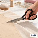 Marco Polo 7-Inch Tailor's Shears in use