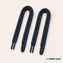 Navy round 6 mm shoelaces, 60 cm – Fabric Alex