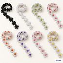 Small flower Brussels lace in eight colours