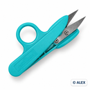 Turquoise ring-handle thread snips