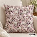 Unicorns and Blossom Cotton Fabric illustrative use-case