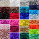 Crushed velvet fabric colour collection