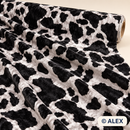Cow Print Velvet Fabric — fabric detail