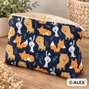 Woodland Animals Fleece-Backed Waterproof Fabric — sewing inspiration