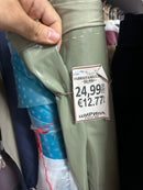 Sage green waterproof fabric, 150 cm wide