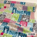 Woodland Patchwork Cotton Fabric studio roll