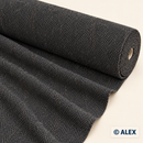 Charcoal Herringbone Wool Fabric fabric roll