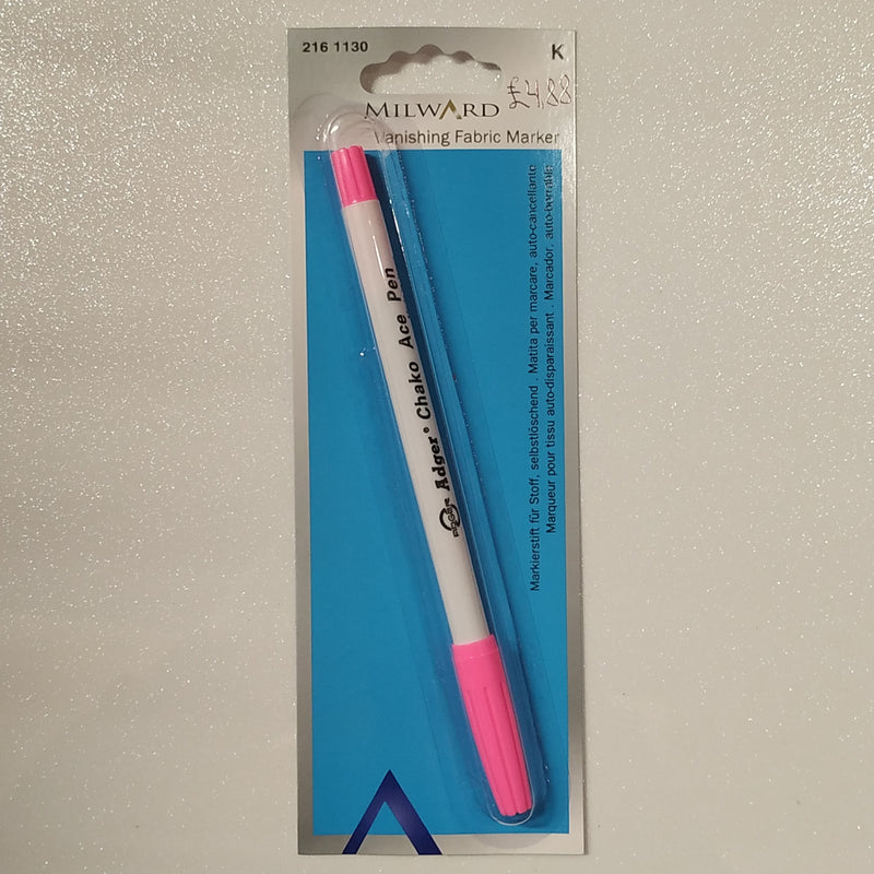 Vanishing Fabric Marker | Fabric Marking | Pink - Shop Fabrics, Cushions & Dressmaking Supplies online - Fabric Family