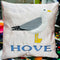 Seagull Hove Cushion | Embroidery Cushion - Shop Fabrics, Cushions & Dressmaking Supplies online - Fabric Family