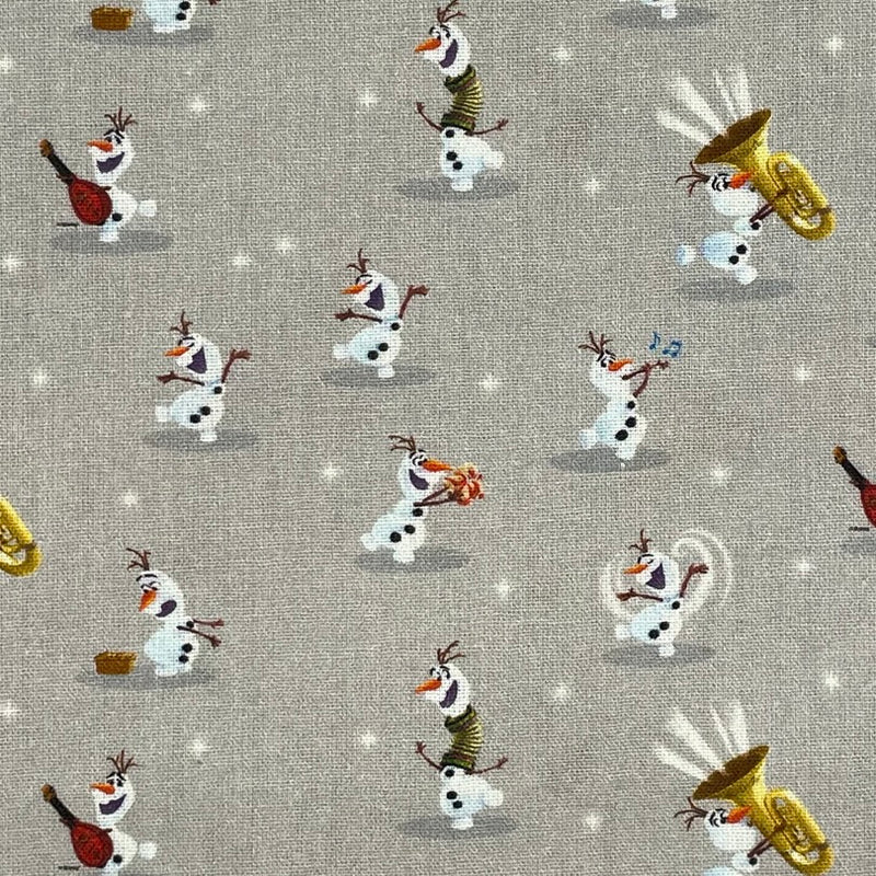 Olaf Frozen Disney Cotton Fabric | Width - 140cm/55inch - Shop Fabrics, Cushions & Dressmaking Supplies online - Fabric Family